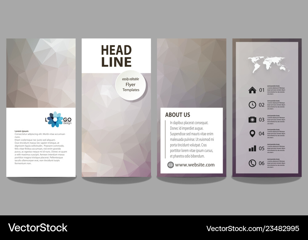 Flyers setzen moderne Banner Business Templates Flyers setzen moderne Banner Business Templates vektorbild