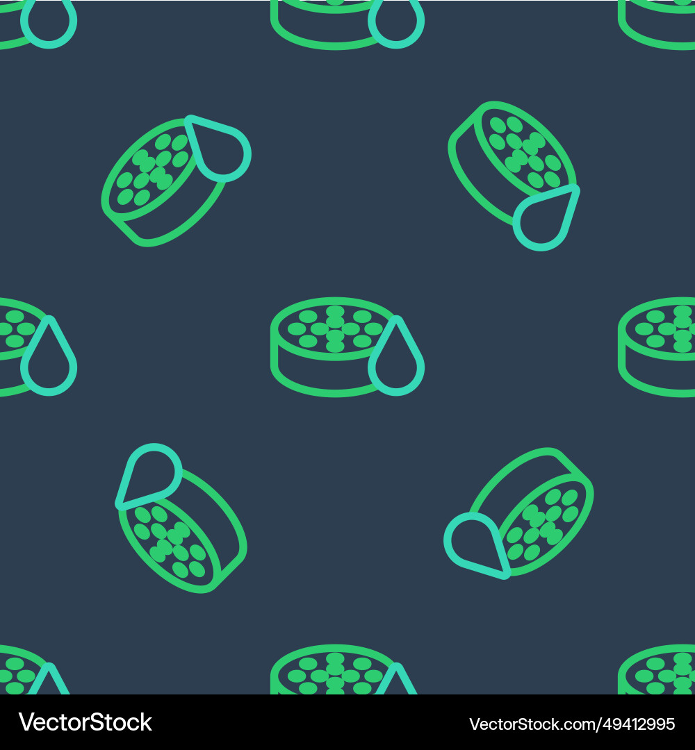 Line water sensor icon isolated seamless pattern Line water sensor icon isolated seamless pattern vector image
