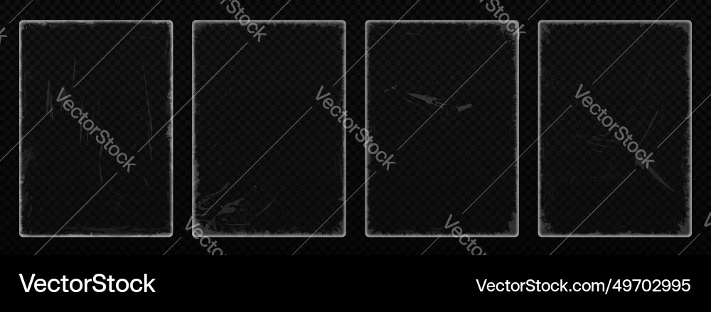 Paper texture effect with scratched borders vector image