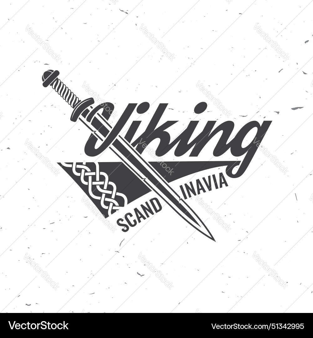 Viking warrior logo badge sticker Viking warrior logo badge sticker vektorbild