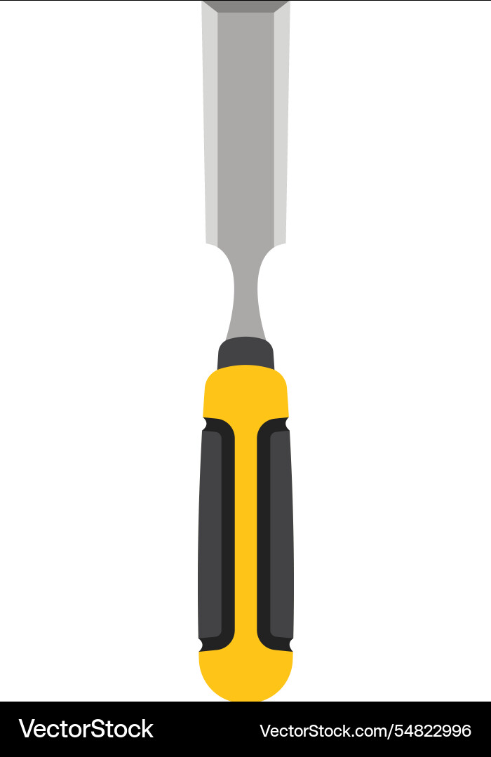 Carving chisel carpentry hand tool Vector Image