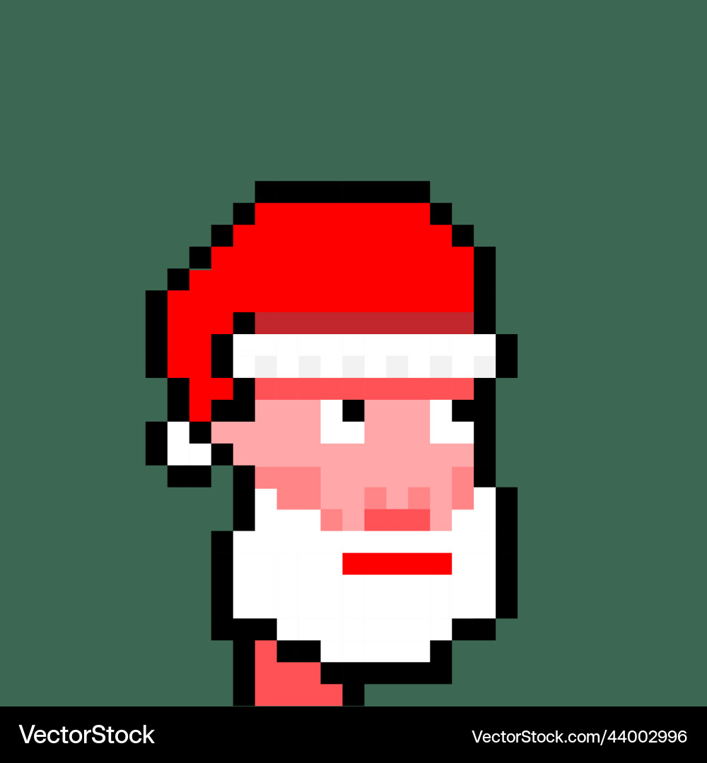 Christmas crypto characters nft collection santa – Royalty-Free Vector |  VectorStock