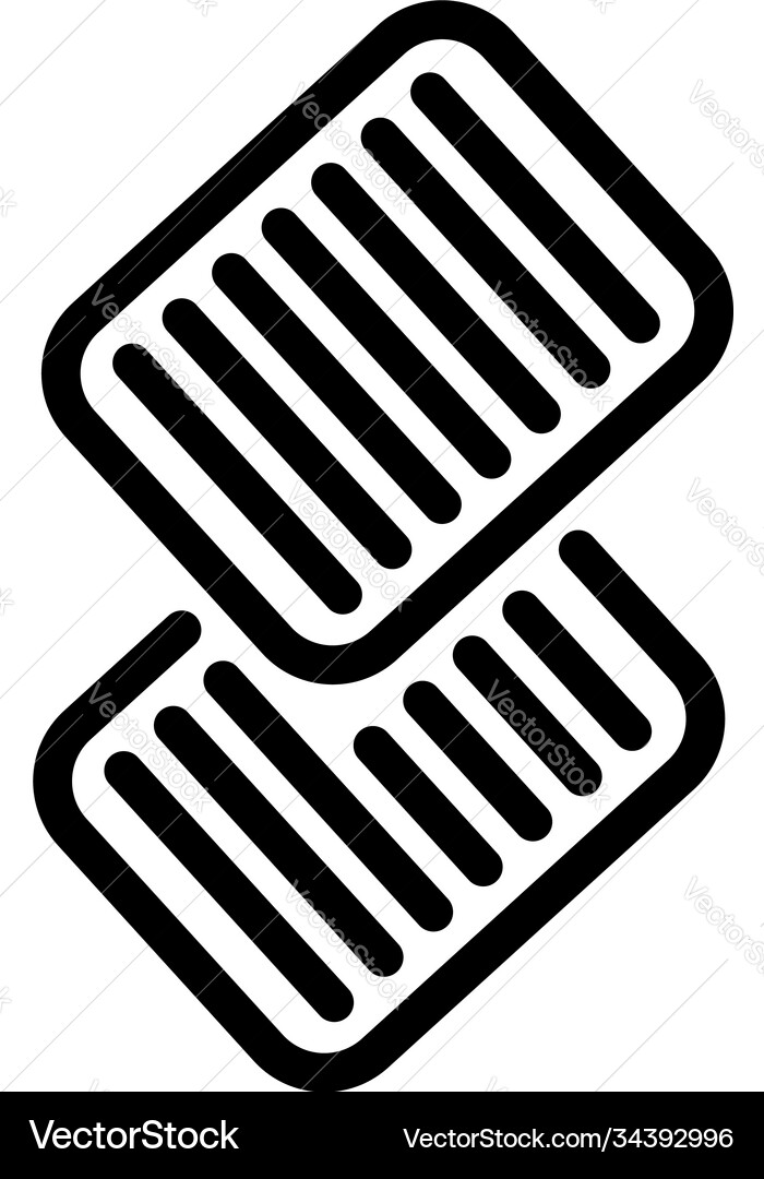 Files scenario icon outline style Files scenario icon outline style vector image