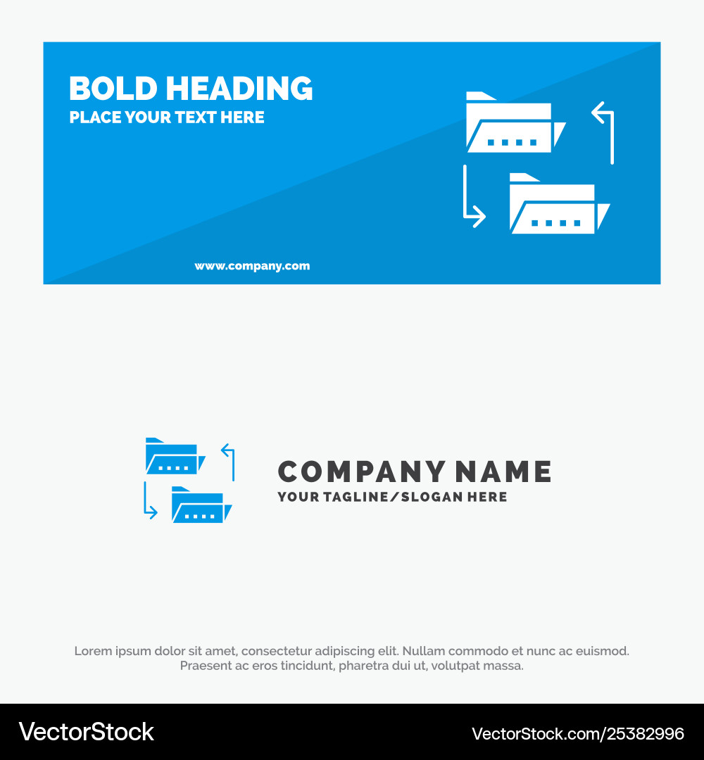 Folder document file sharing solid Folder document file sharing solid vector image