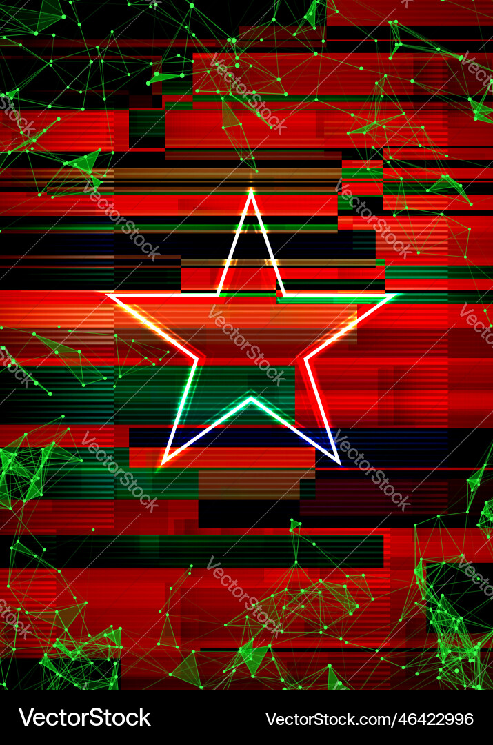 Glitch cyberpunk frame with technology error Glitch cyberpunk frame with technology error vector image