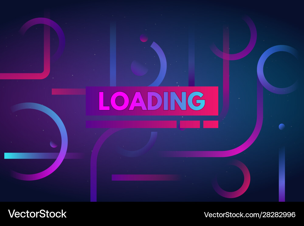Gradient dynamic loading bar background Gradient dynamic loading bar background vector image