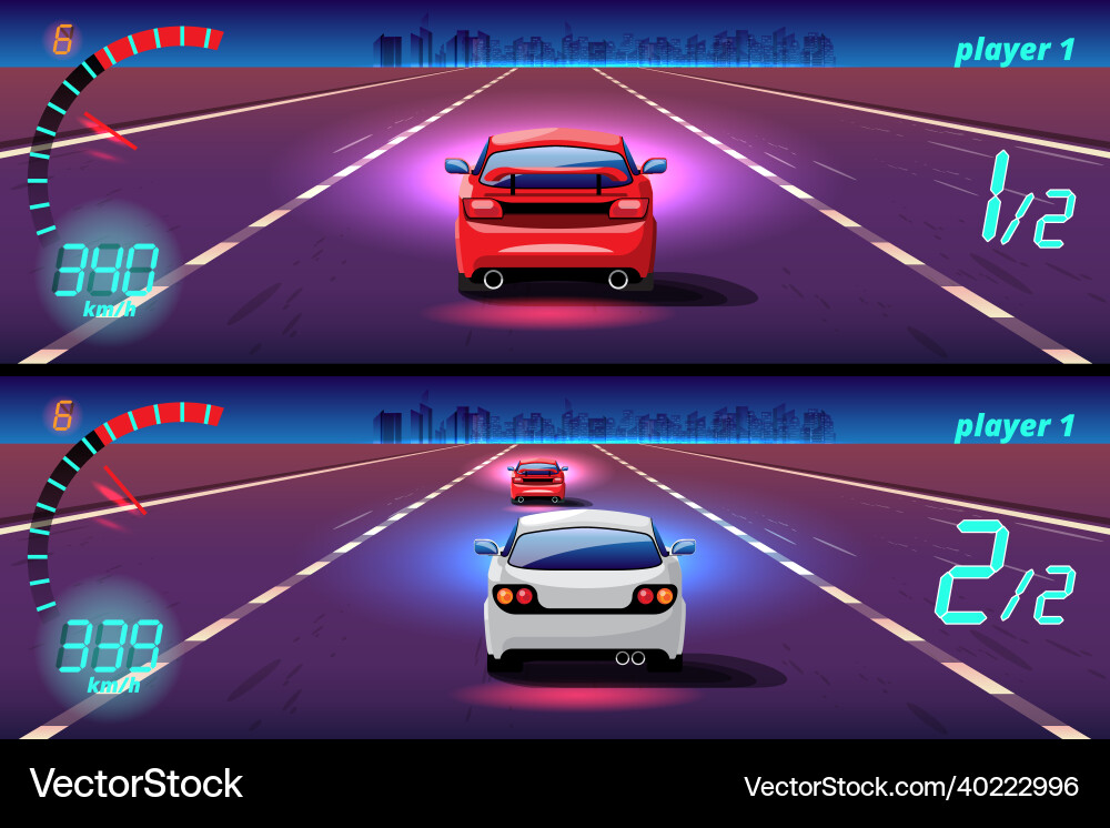In game competition continue player used high In game competition continue player used high vector image
