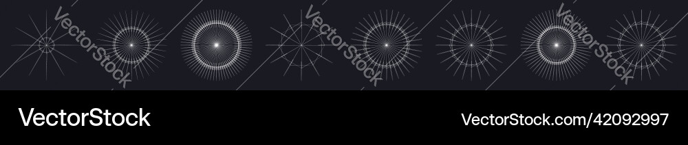 Geometric abstract circle element design Geometric abstract circle element design Vector Image