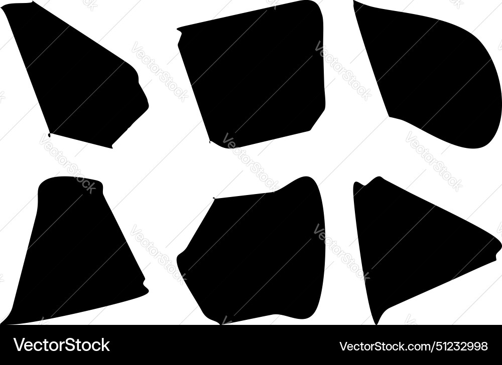 Abstract blobs fluid liquid shapes symbol visual Vector Image