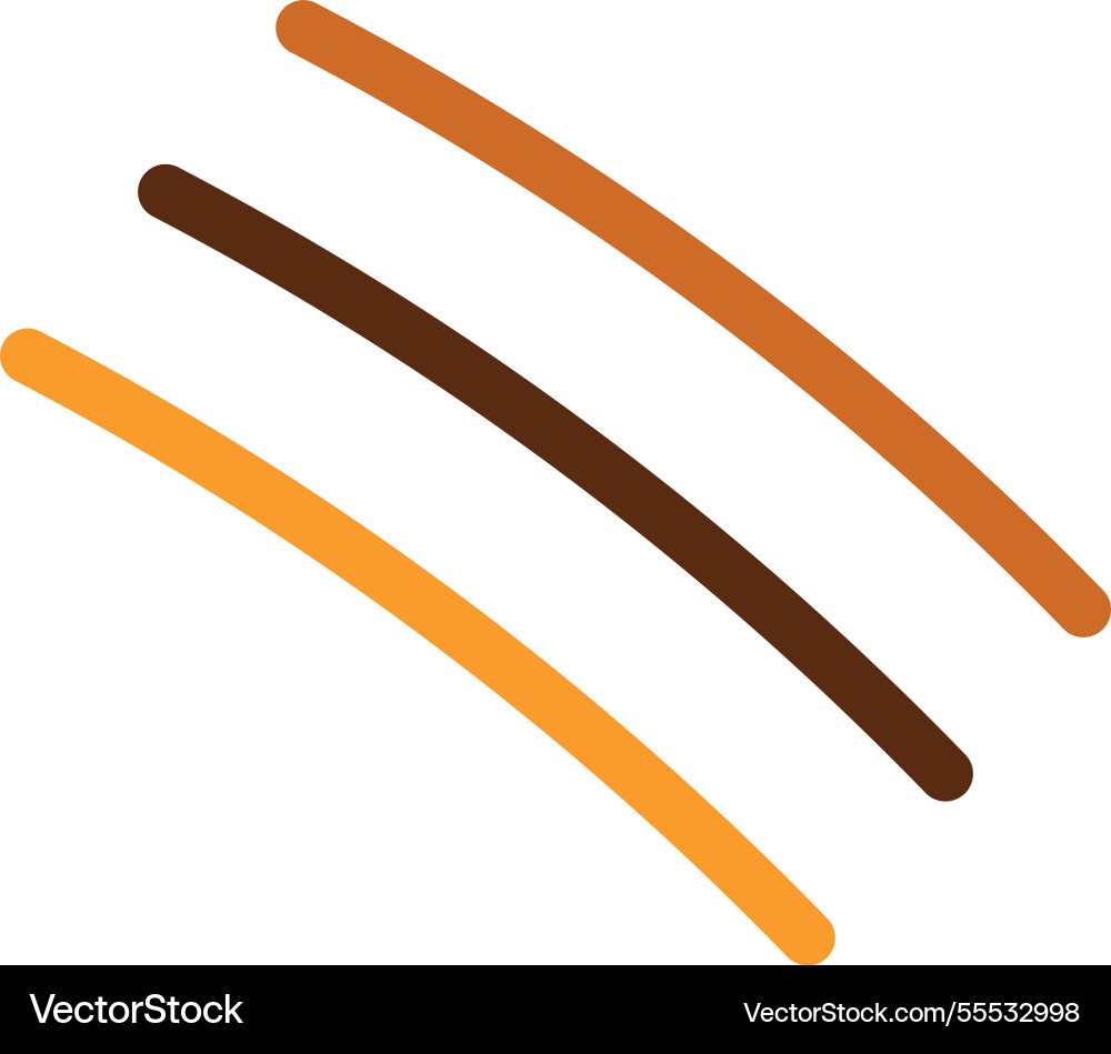 Abstract lines diagonal curved minimalist flow Vector Image