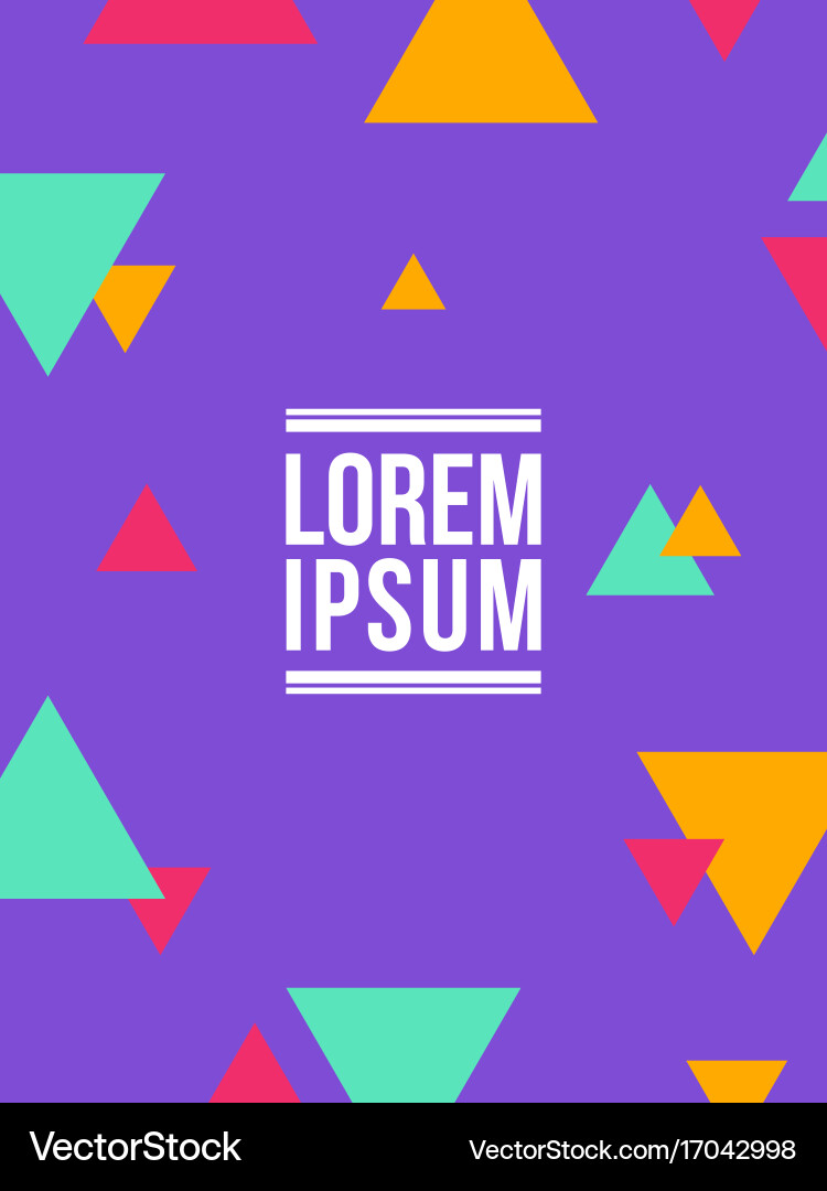 Abstract pattern style with purple background Vector Image