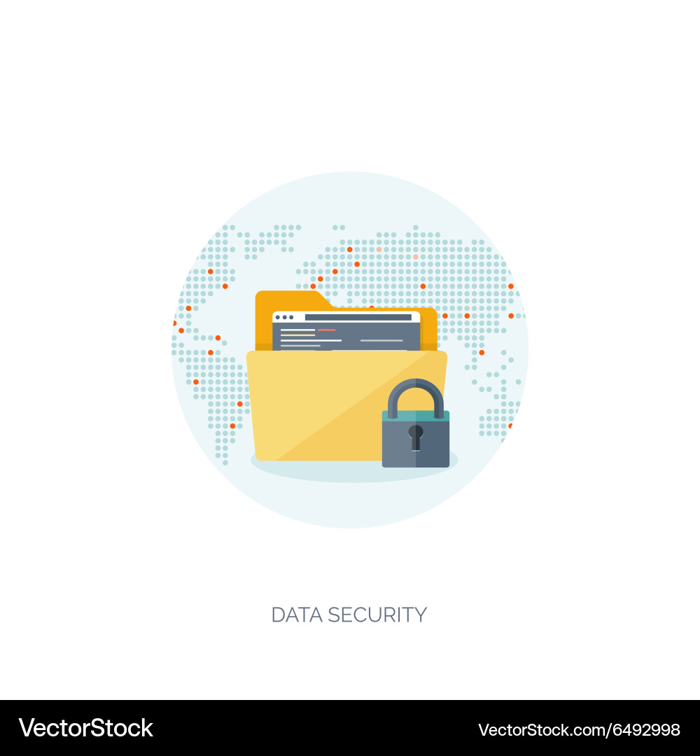 Flat cloud computing Vector Image