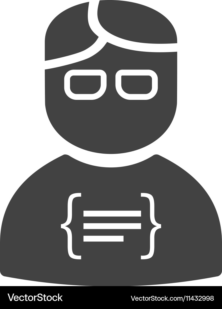 Programmer vector image