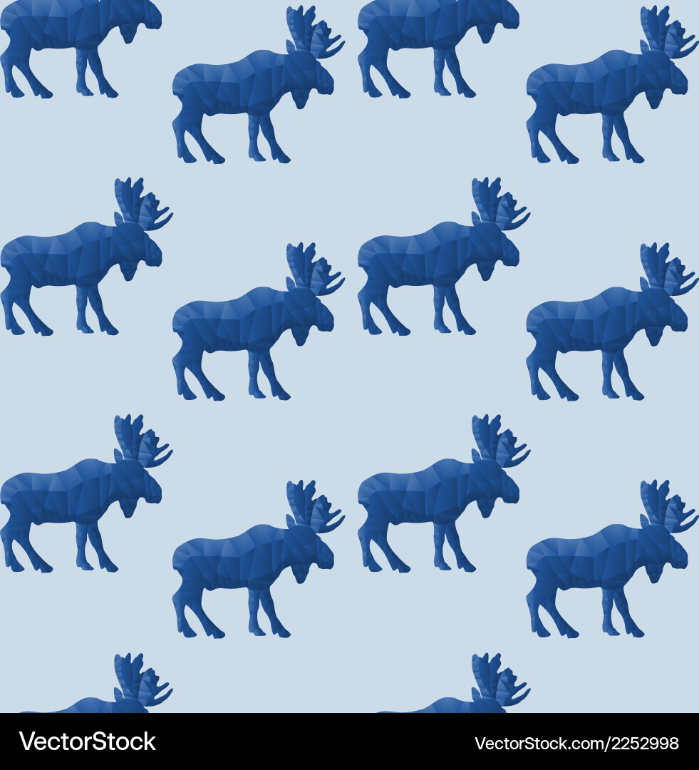 Triangular Moose Pattern vector image
