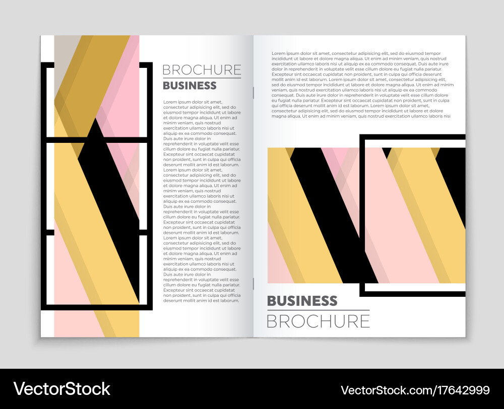 Abstract layout background set for art Vector Image