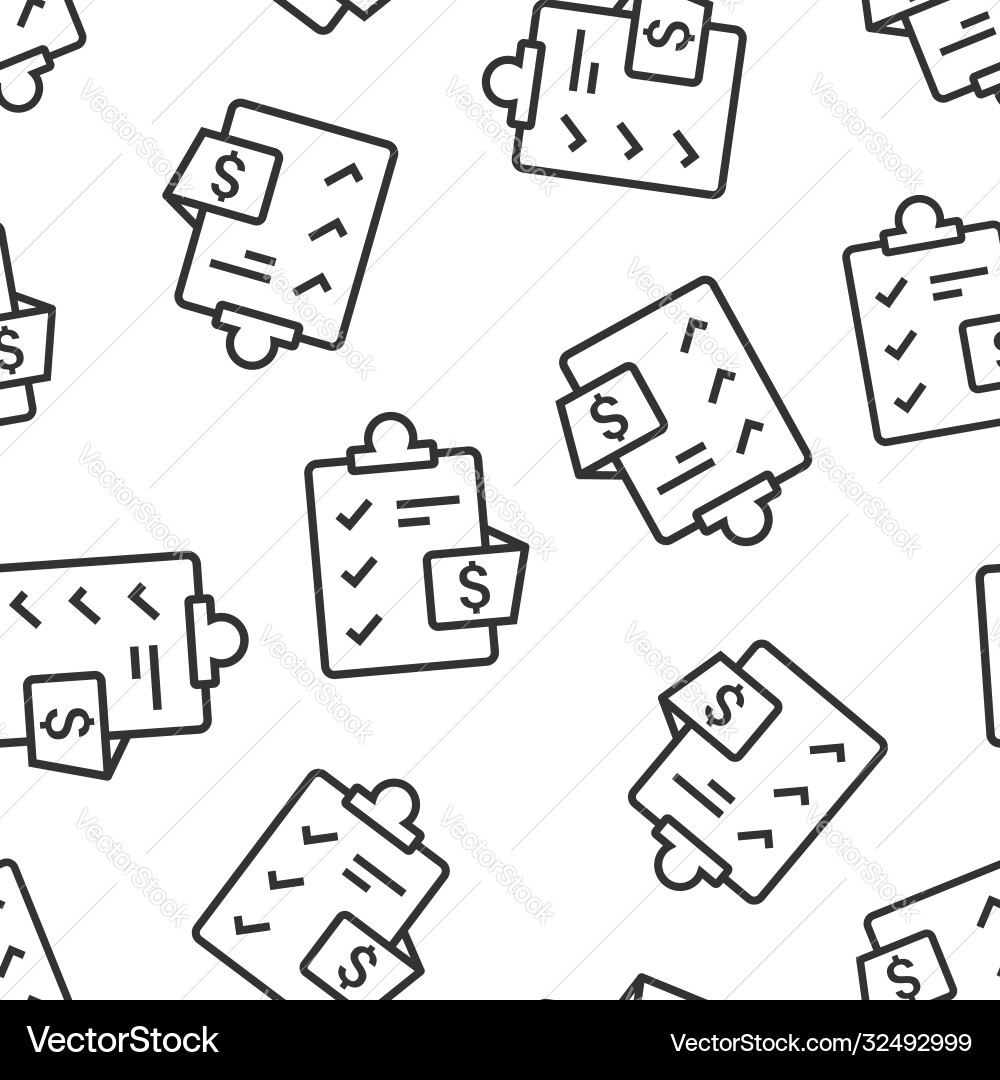 Document checklist icon in flat style report Document checklist icon in flat style report vector image