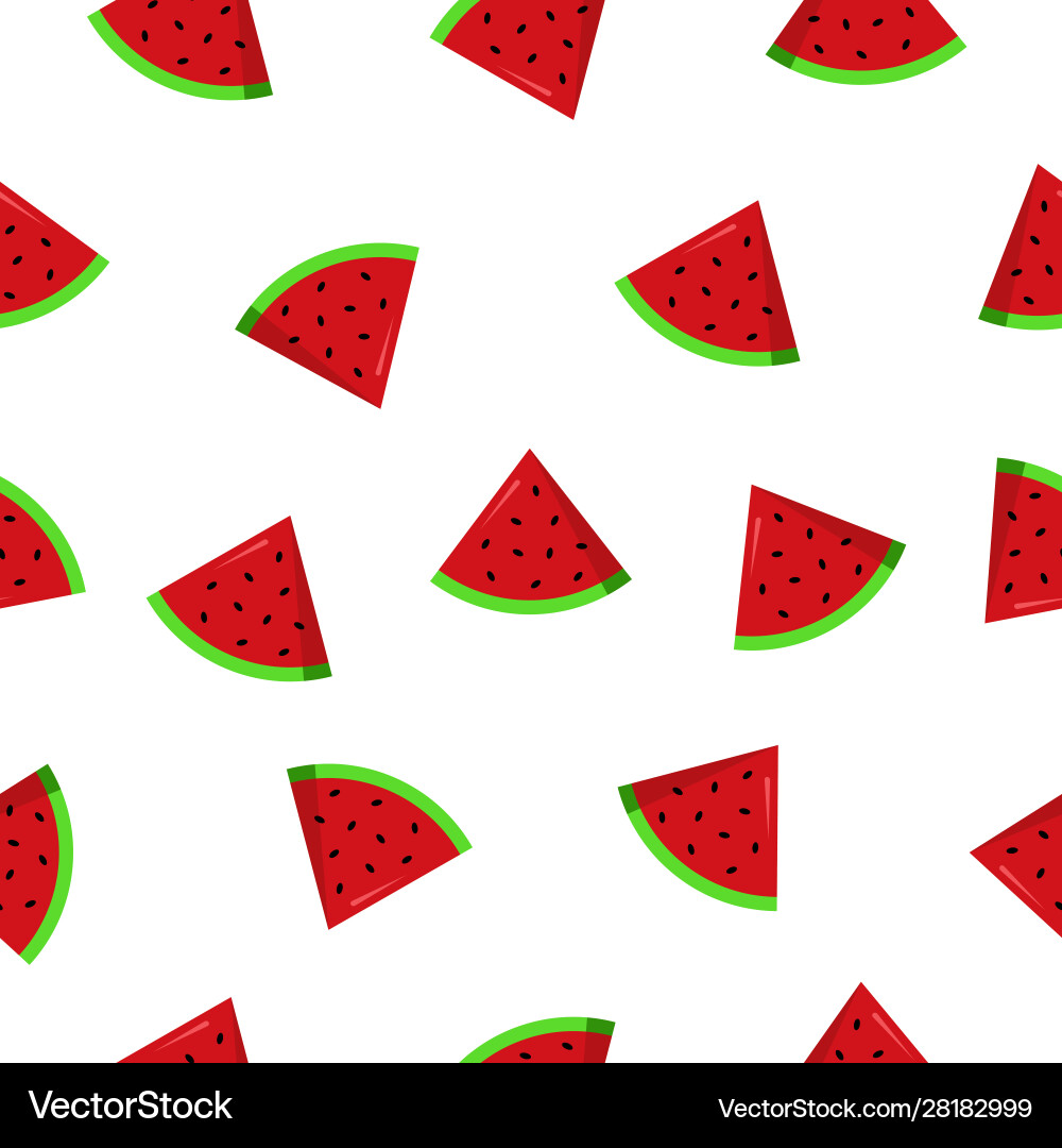 Seamless watermelon slices icon Seamless watermelon slices icon vector image