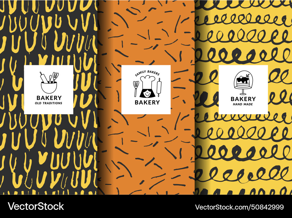 Set of design templates and backgrounds Vector Image