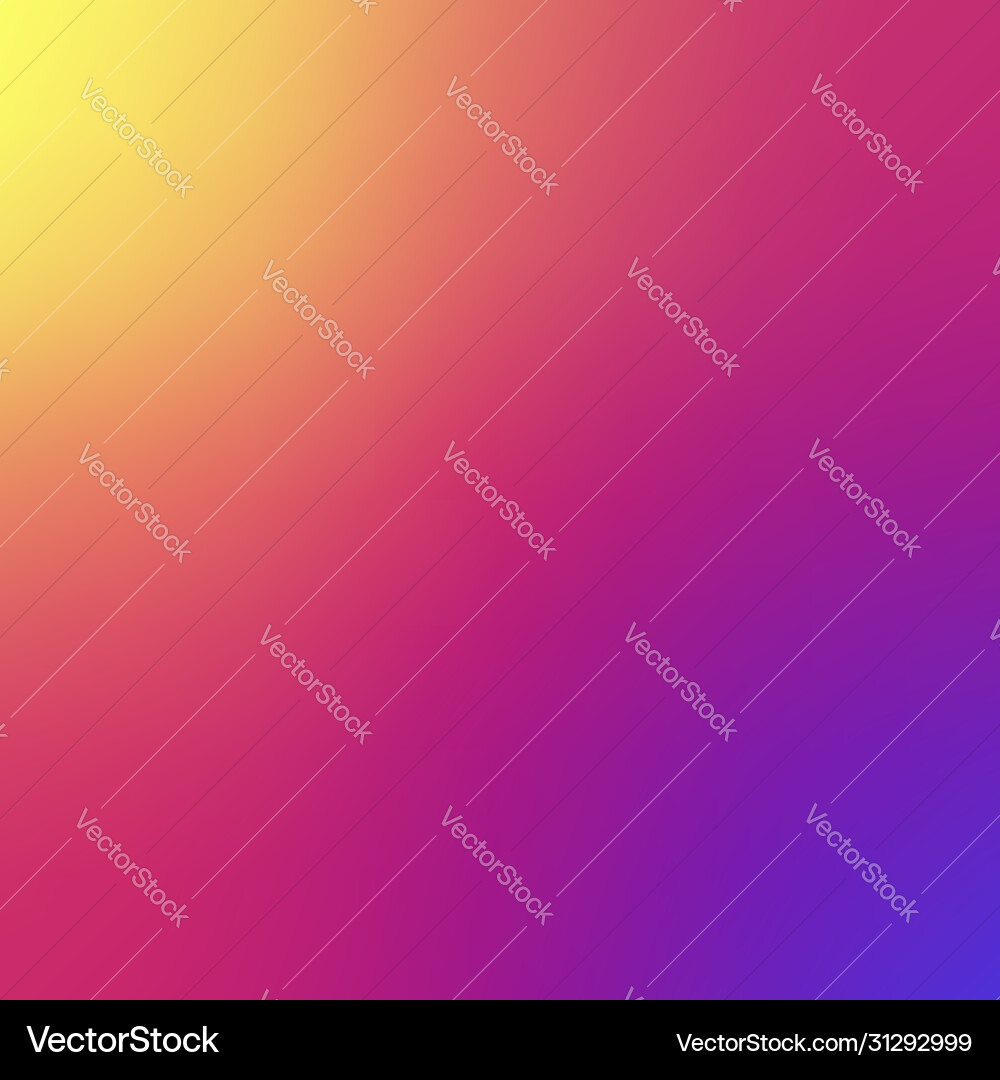 Smooth blurred gradient insta background vector image