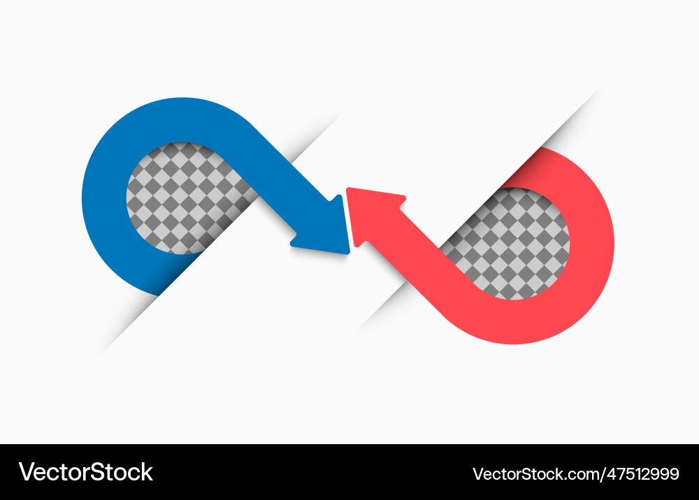 Versus screen with empty transparent round frames Versus screen with empty transparent round frames vector image