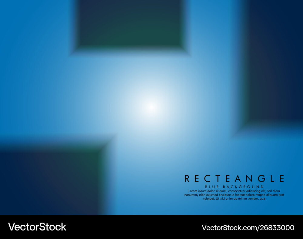 A blur box with background color radial gradient A blur box with background color radial gradient Vector Image
