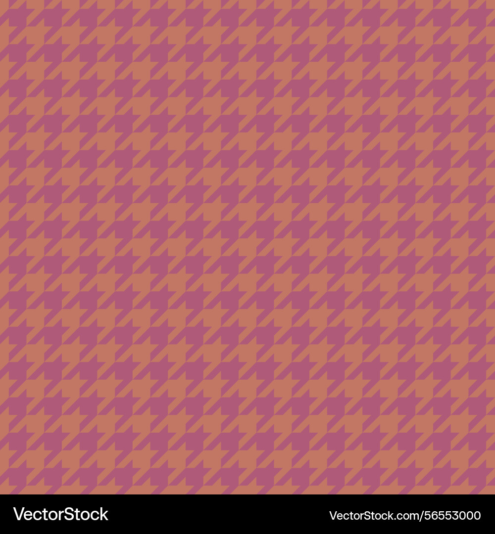 A vibrant repeating houndstooth pattern in warm vector image
