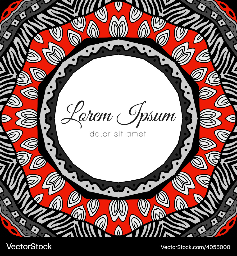 Drawing with space for text vector image