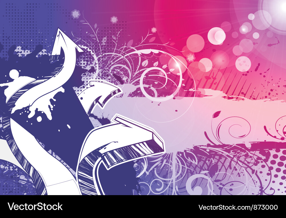 Dynamic Arrow Background vector image