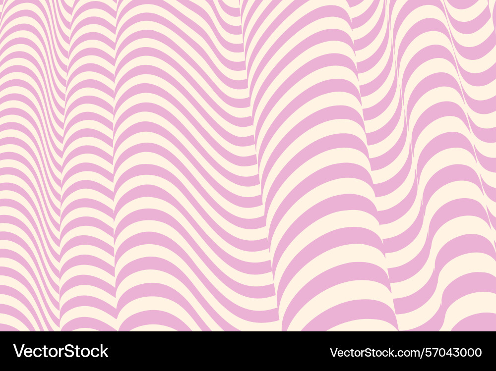 Groovy waves pattern in orange and beige creating Groovy waves pattern in orange and beige creating Vector Image