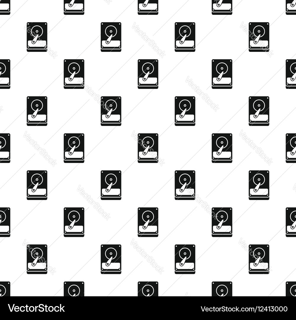 Hard drive data pattern simple style vector image