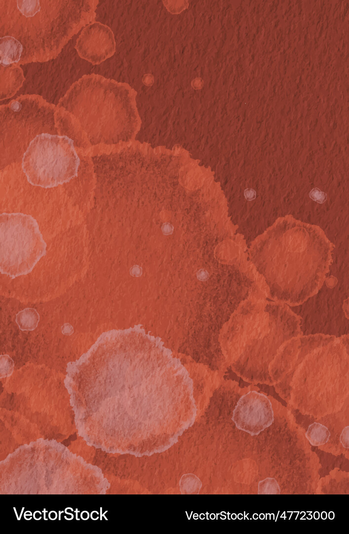 Light red color drop on paper background Vector Image