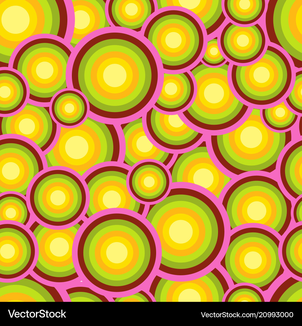 Seamless pattern with overlapping circles Seamless pattern with overlapping circles vector image