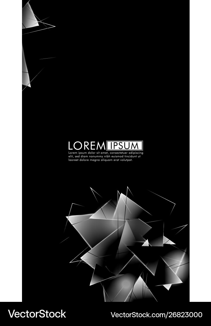 Vertical triangle background abstract composition Vertical triangle background abstract composition vector image