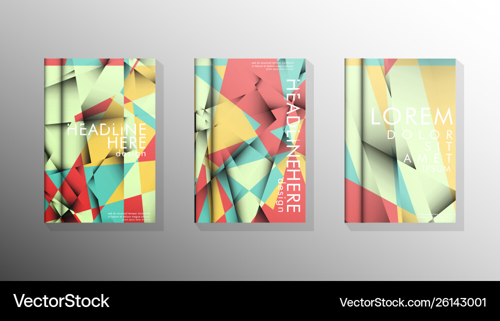 Gradient minimal geometric pattern design Gradient minimal geometric pattern design Vector Image