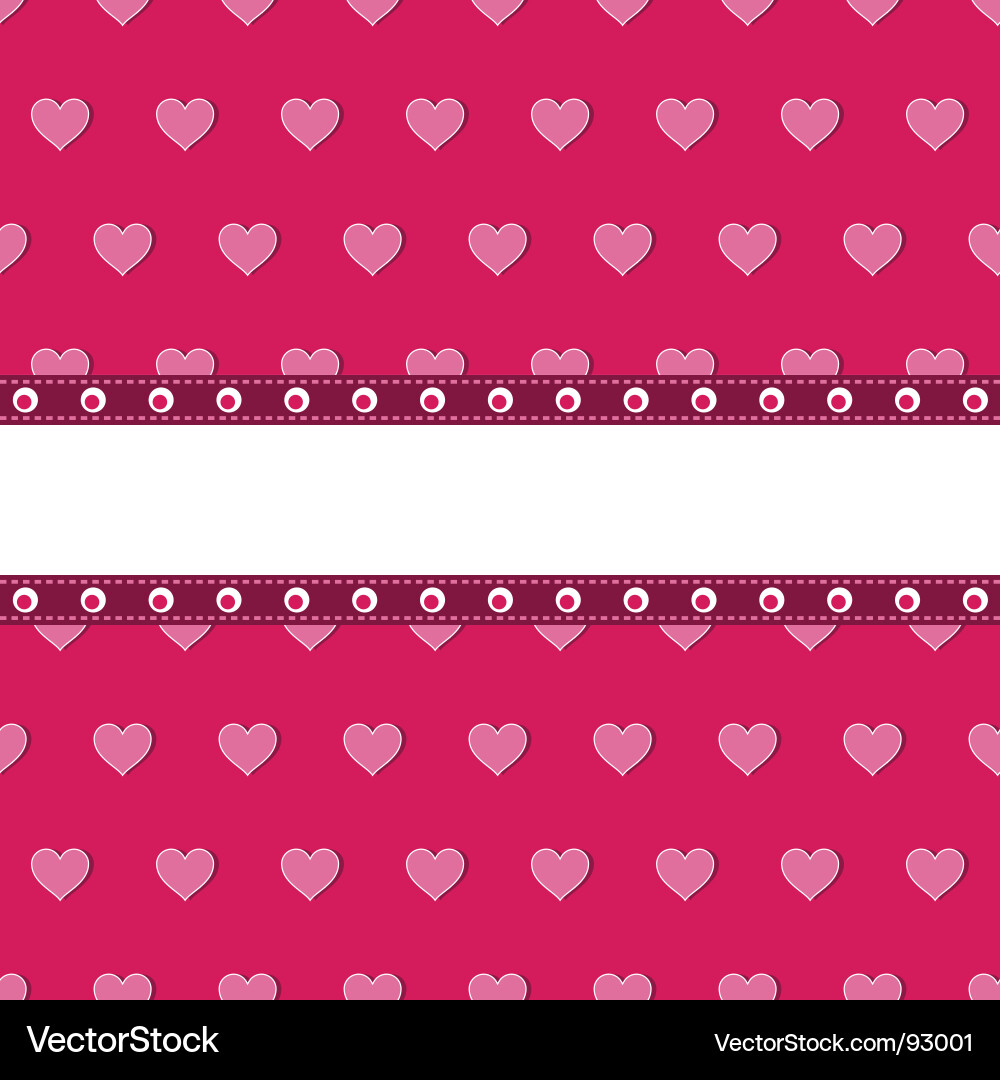 Heart background Royalty Free Vector Image - VectorStock