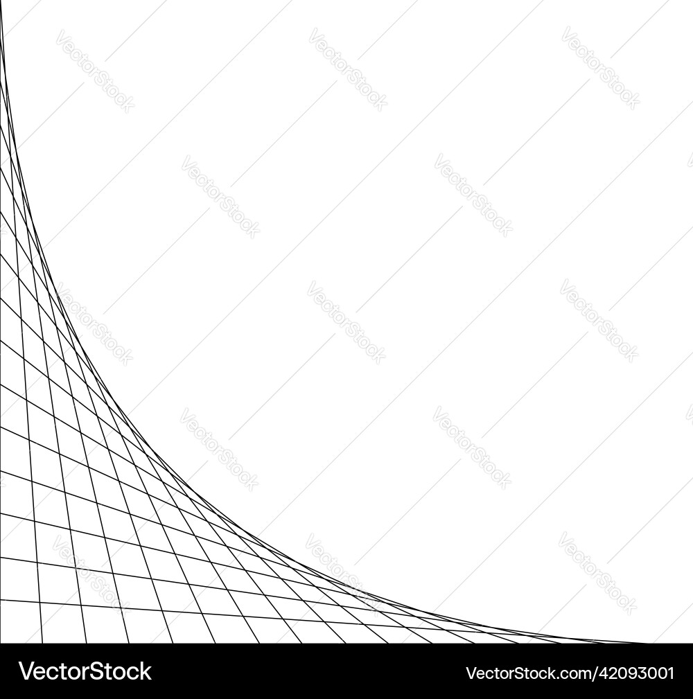 Netting intersecting lines grid mesh corners Netting intersecting lines grid mesh corners vector image