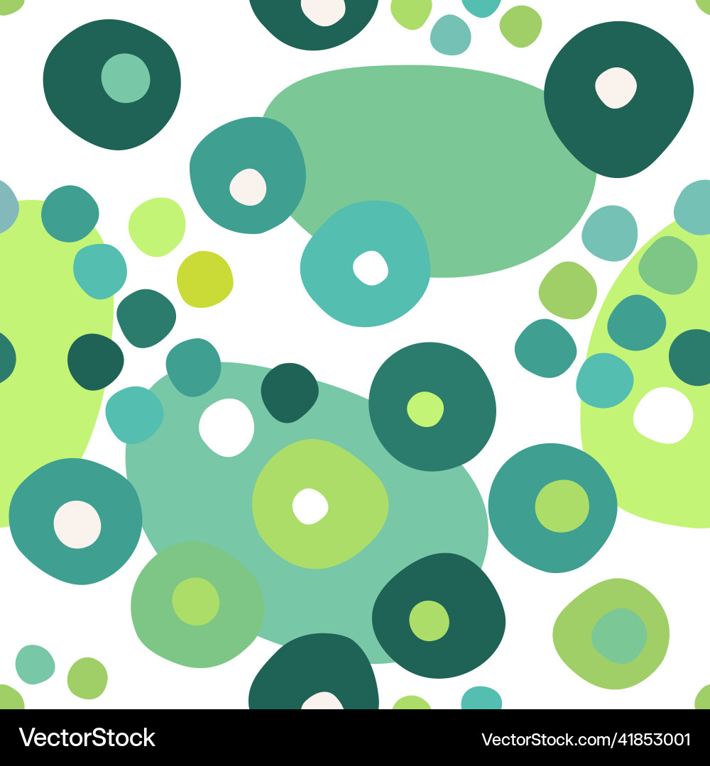Seamless repeat green pattern of colorful Seamless repeat green pattern of colorful vector image