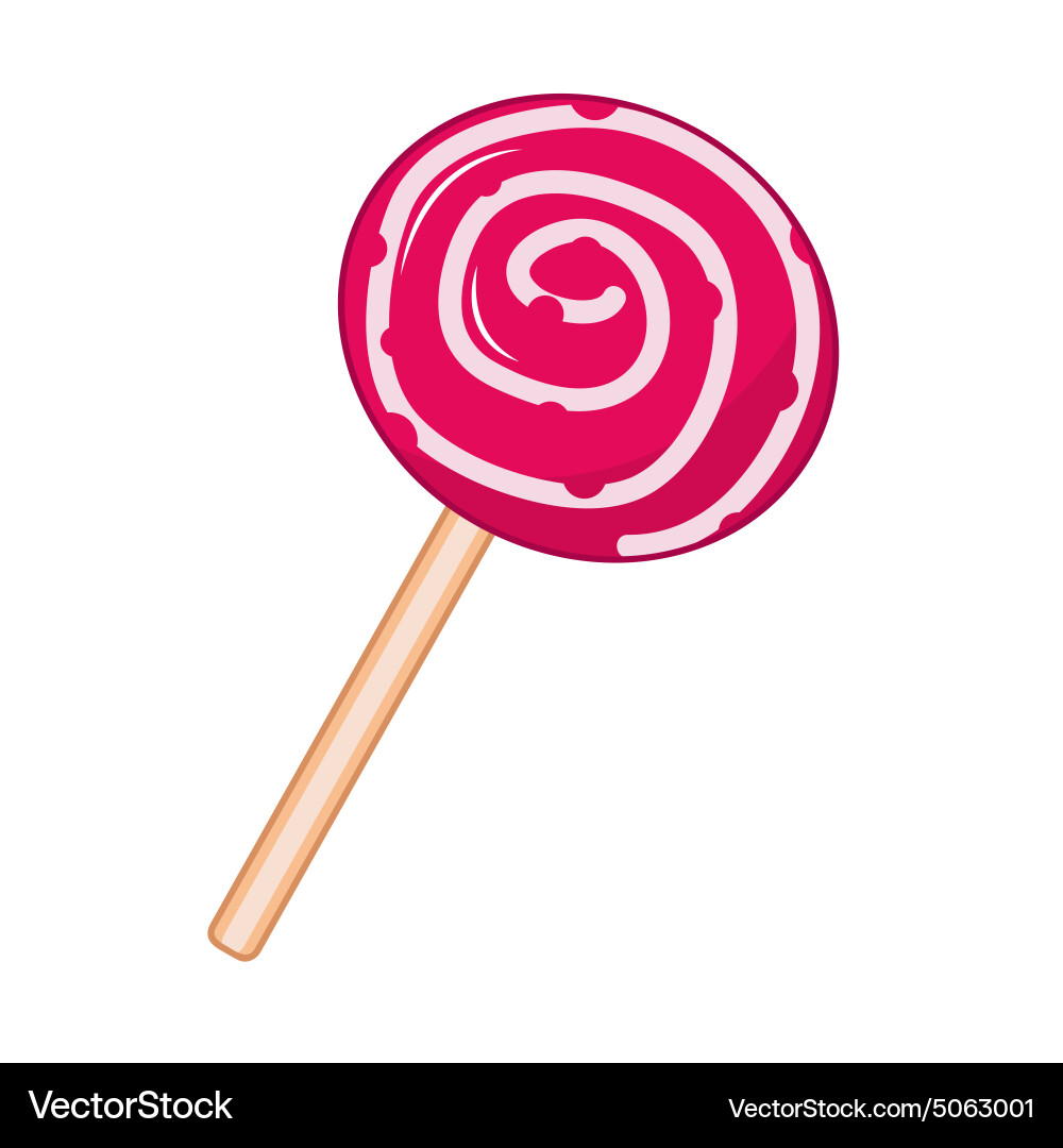 Striped candy Royalty Free Vector Image - VectorStock