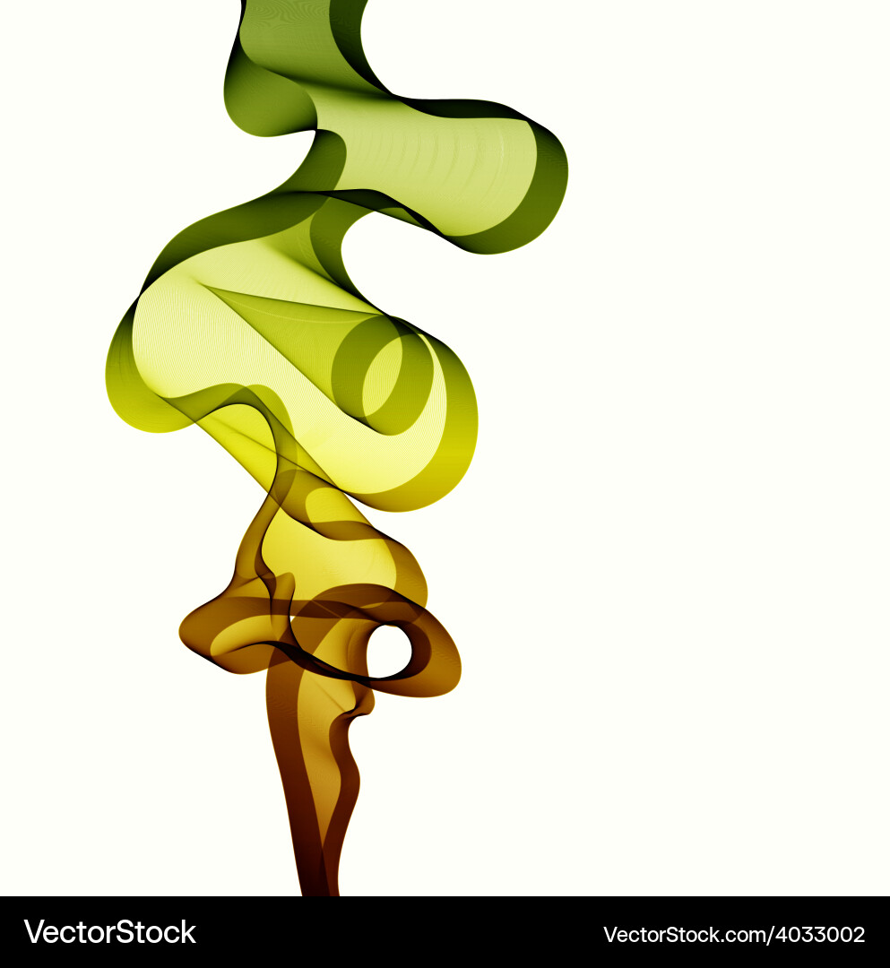 Abstract colorful background with wave Vector Image