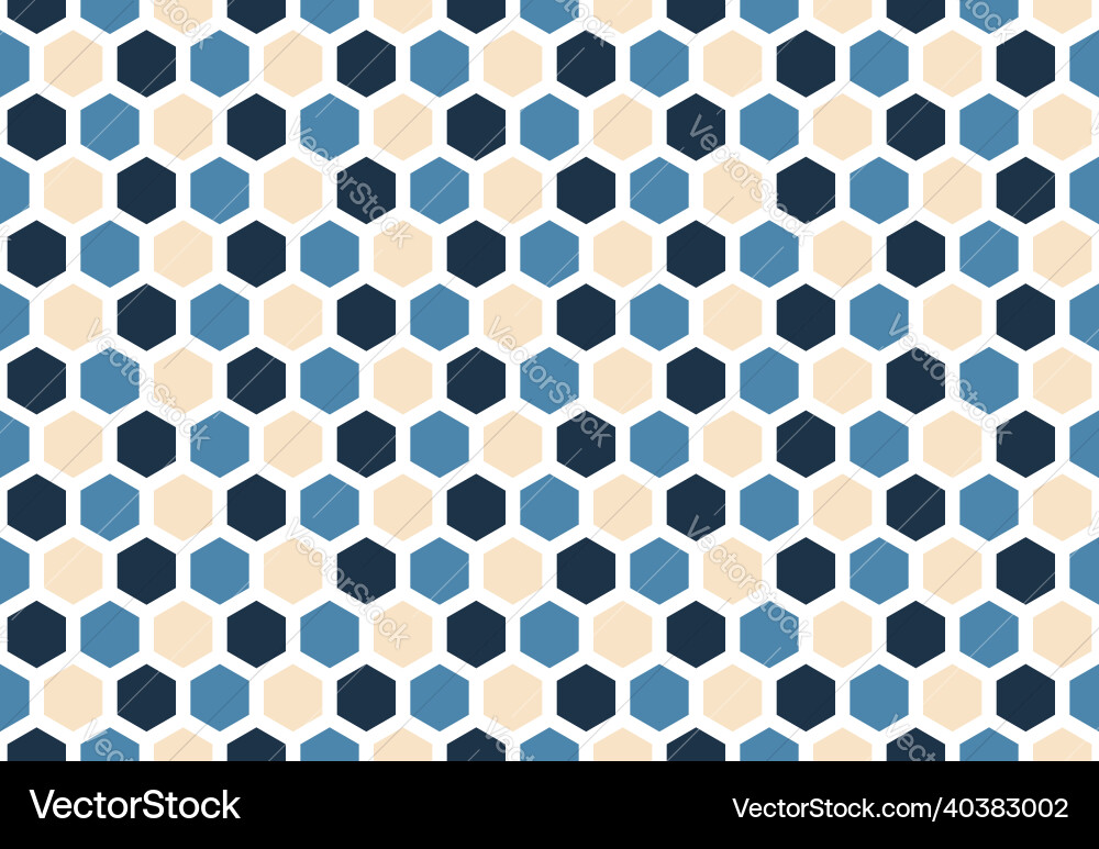 Abstract mosaic pattern with colored hexagons Abstract mosaic pattern with colored hexagons vector image