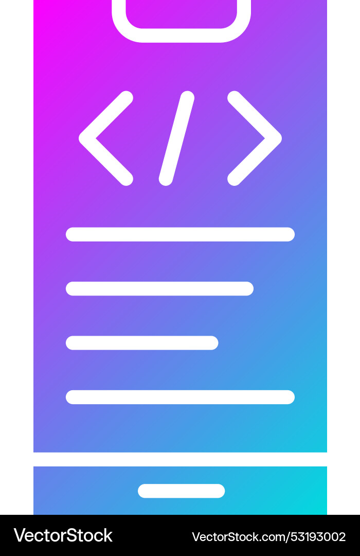 App development icon design Vector Image