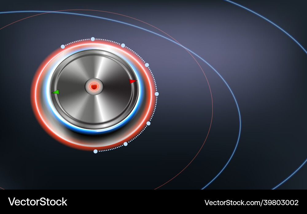 Dashboard Control Interface Vector Image
