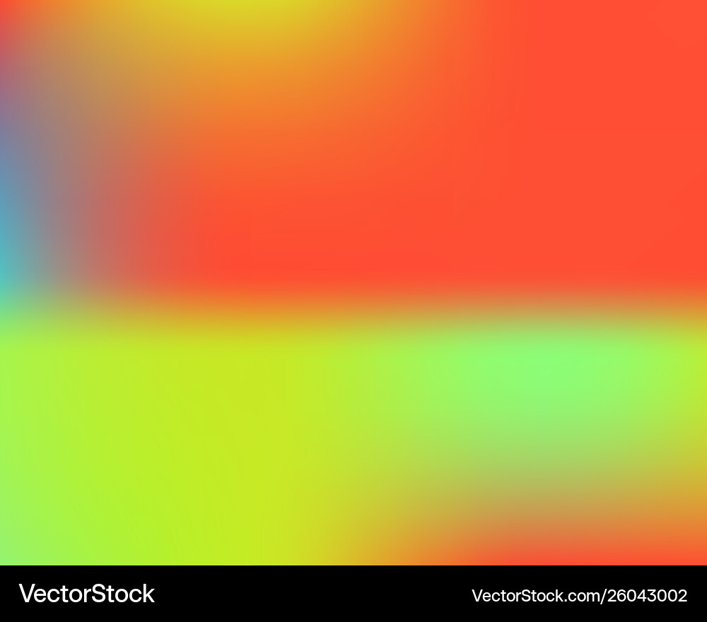 Gradient mesh painted in different colors vector image