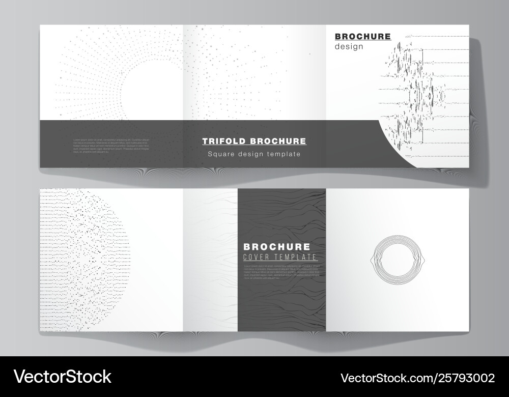 Minimal editable layout square format Vector Image