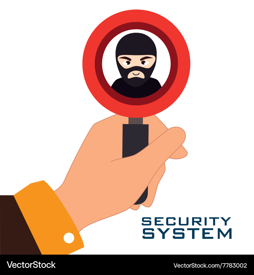 Security system design vector image