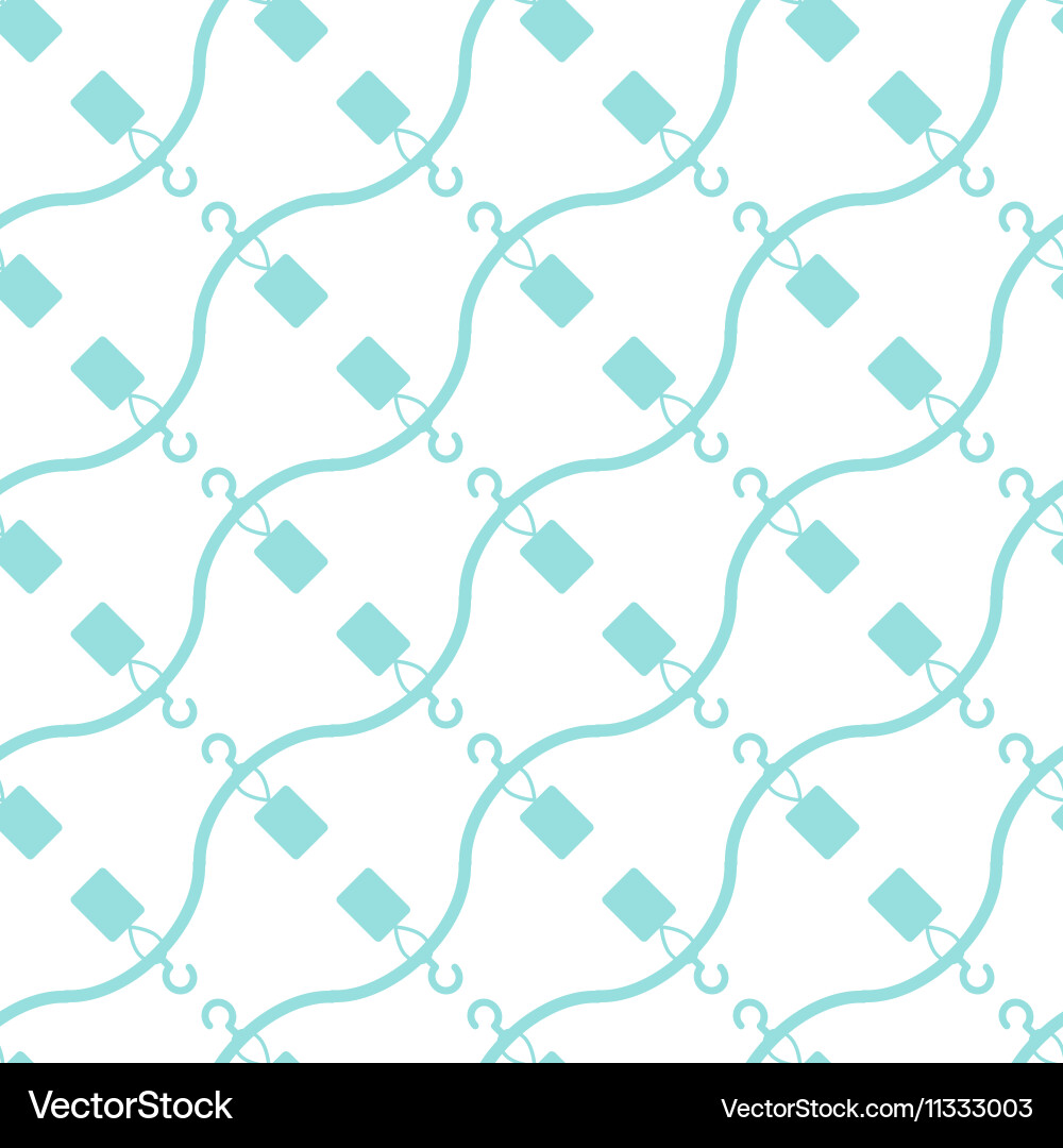 Abstract hanger seamless pattern or background vector image