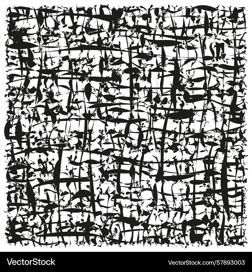 Chaotic line pattern abstract grunge texture Vector Image