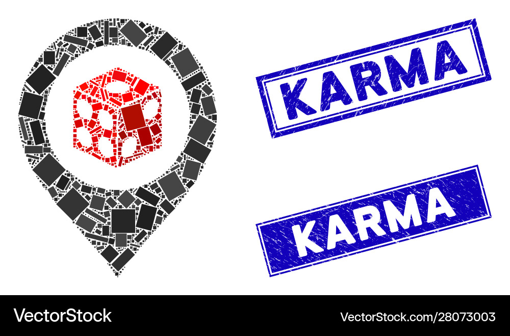 Dice map pointer mosaic and scratched rectangle Dice map pointer mosaic and scratched rectangle vector image