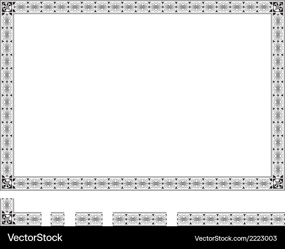 Frame vector image