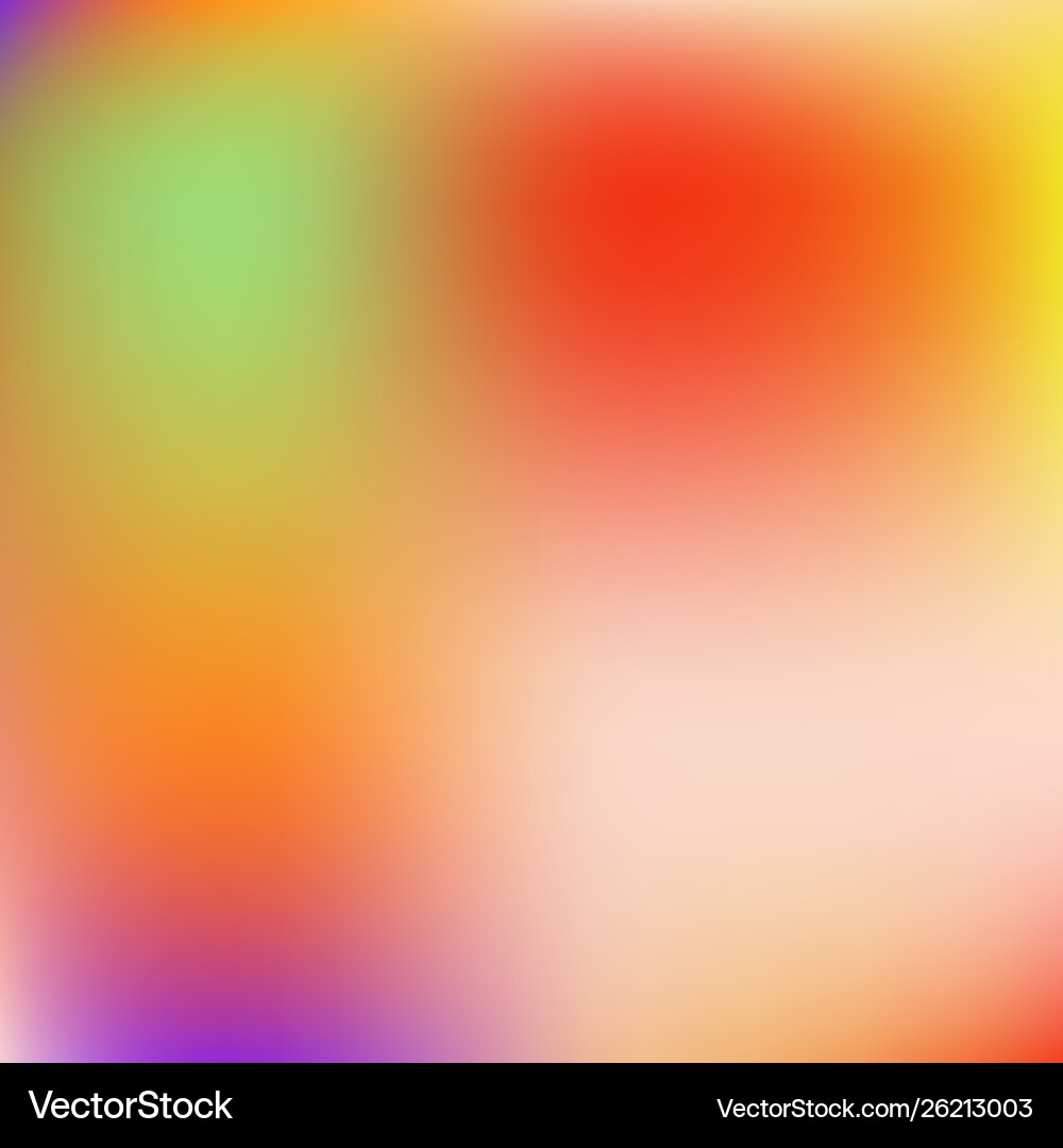 Gradient mesh painted in different colors vector image